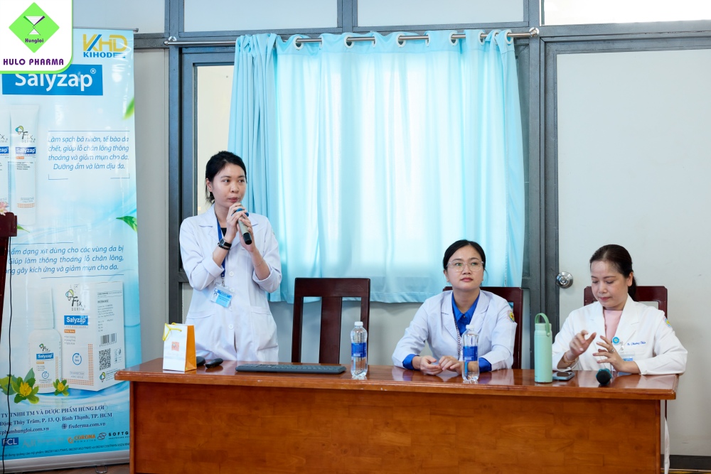 Fixderma đồng hành cùng buổi sinh hoạt CLB Viêm da cơ địa lần 01 năm 2025 tại Bệnh viện Quận 11