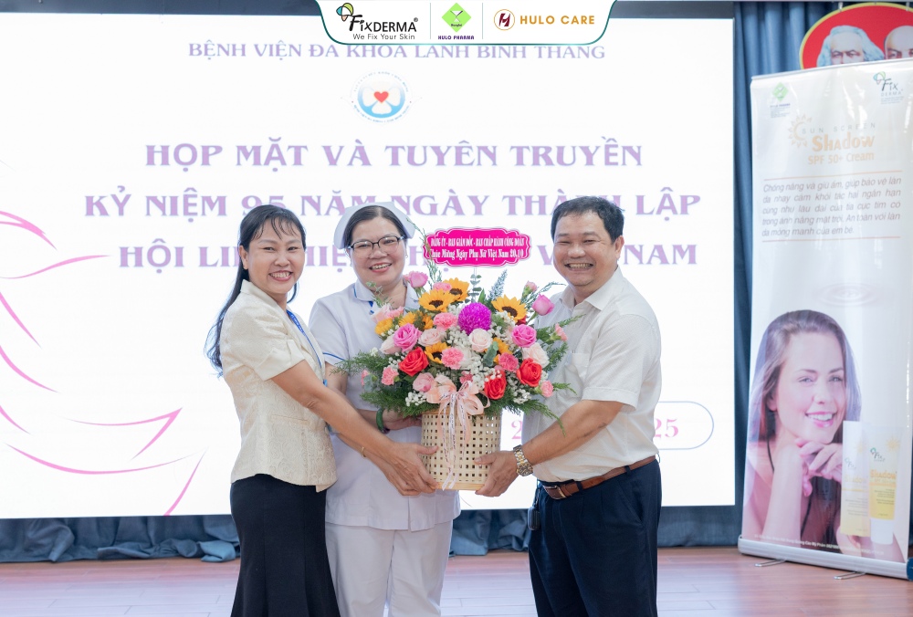 HULO PHARMA CÙNG NHÃN HÀNG FIXDERMA ĐỒNG HÀNH CÙNG CHƯƠNG TRÌNH KỶ NIỆM 95 NĂM THÀNH LẬP HỘI LIÊN HIỆP PHỤ NỮ VIỆT NAM