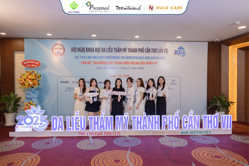 FIXDERMA x TEENILICIOUS x HULO CARE ĐỒNG HÀNH CÙNG HỘI NGHỊ KHOA HỌC DA LIỄU THẨM MỸ TP. CẦN THƠ LẦN VII