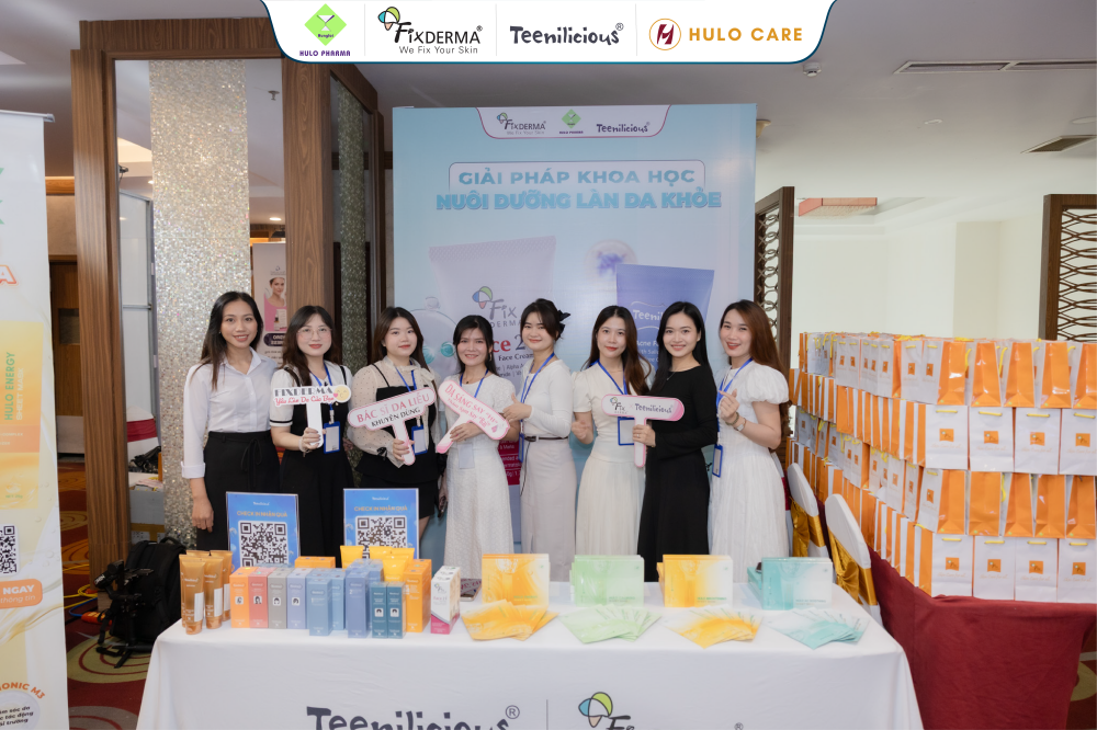 FIXDERMA x TEENILICIOUS x HULO CARE ĐỒNG HÀNH CÙNG HỘI NGHỊ KHOA HỌC DA LIỄU THẨM MỸ TP. CẦN THƠ LẦN VII