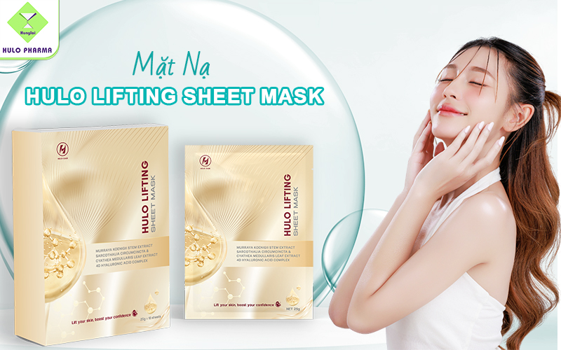 Mặt nạ Hulo Lifting Sheet Mask nâng đỡ làn da mịn màng