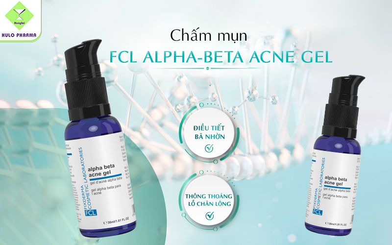 Gel hỗ trợ giảm mụn FCL Alpha-Beta Acne Gel dành cho da dầu mụn
