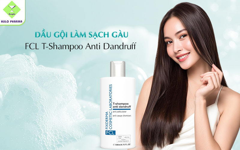 Dầu gội giúp làm sạch gàu, giảm ngứa da đầu FCL T-Shampoo Anti Dandruff