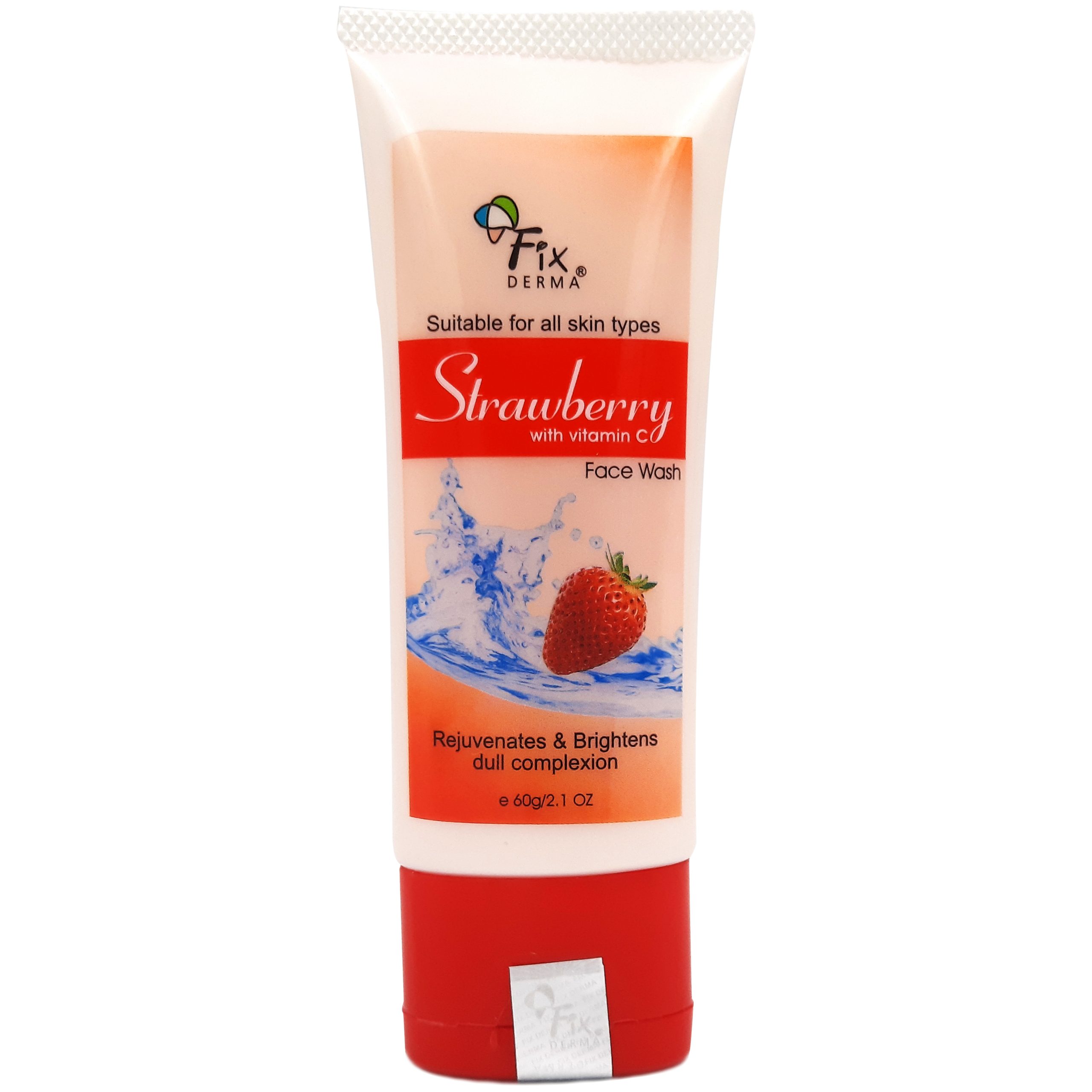 Sữa Rửa Mặt Trẻ Hóa Làn Da Fixderma Strawberry Face Wash 60g