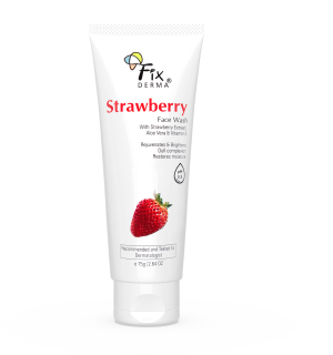 Sữa rửa mặt trẻ hóa da Fixderma Strawberry Face Wash 75g