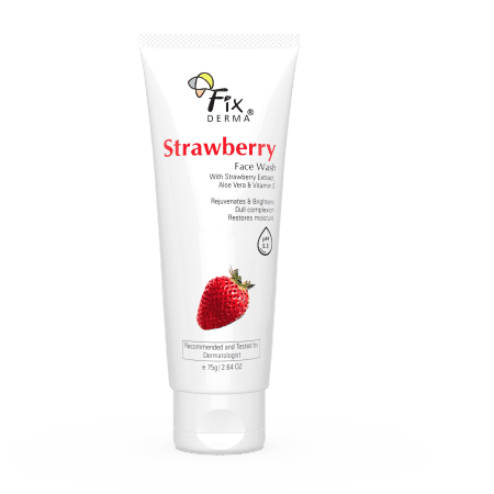 Sữa rửa mặt trẻ hóa da Fixderma Strawberry Face Wash 75g