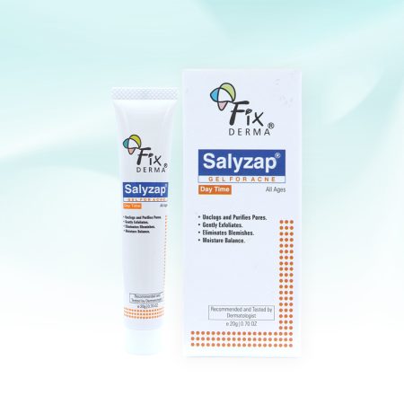 Gel Giúp Trị Mụn, Kháng Khuẩn, Kiểm Soát Dầu Nhờn Ban Ngày Fixderma Salyzap Gel For Acne Day Time 20g