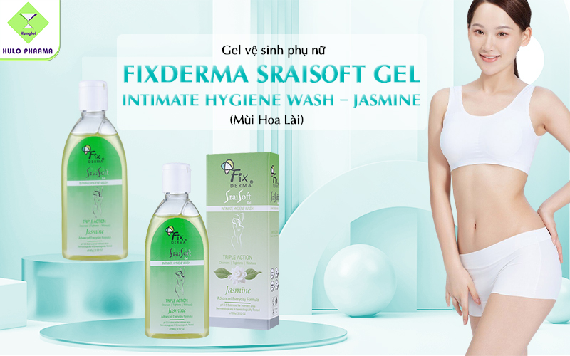 Gel vệ sinh phụ nữ Fixderma Sraisoft Gel Intimate Hygiene Wash – Jasmine (Mùi Hoa Lài)