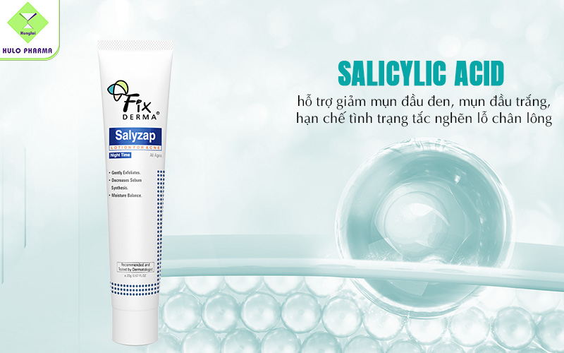 Salicylic Acid giúp làm sạch tế bào chết