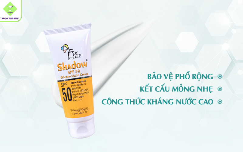 Ưu điểm nổi bật của Shadow Silicone Matte Cream SPF 50