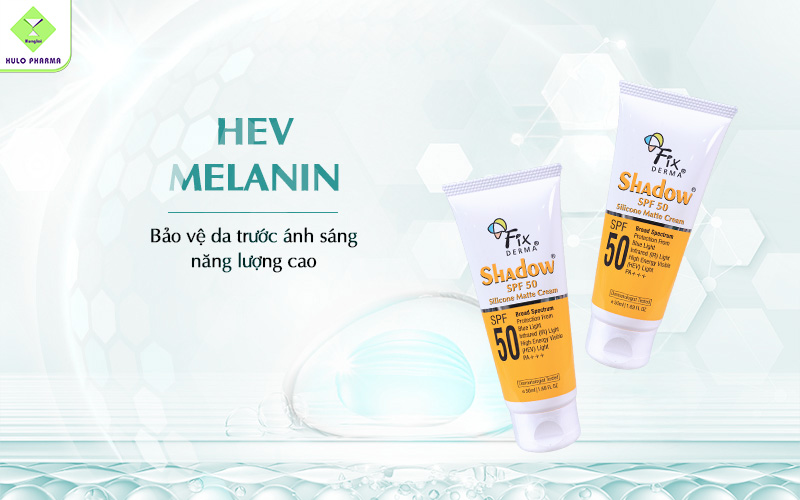 Melanin là hoạt chất cải tiến giúp bảo vệ da trước ánh sáng năng lượng cao