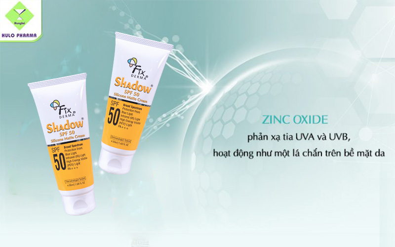 Zinc Oxide - Màng lọc vật lý phản xạ tia UVA và UVB