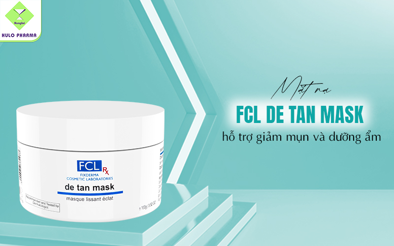 Mặt nạ FCL De Tan Mask hỗ trợ giảm mụn và dưỡng ẩm