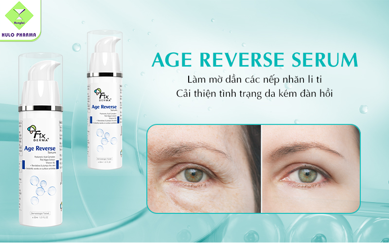 Công dụng của Fixderma Age Reverse Serum