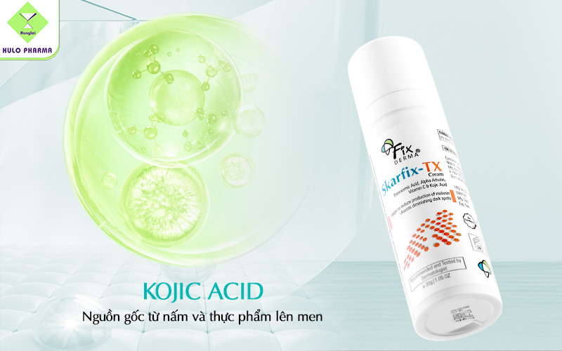 Kojic Acid là thành phần có nguồn gốc từ nấm và thực phẩm lên men
