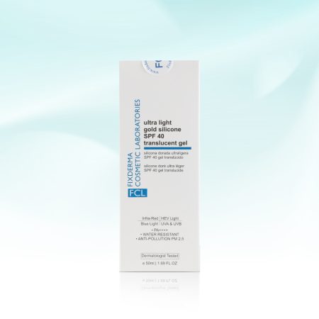 Gel Chống Nắng Đất Sét Vàng Thải Độc Da FCL Ultra Light Gold Silicone SPF 40 Translucent Gel 50ml