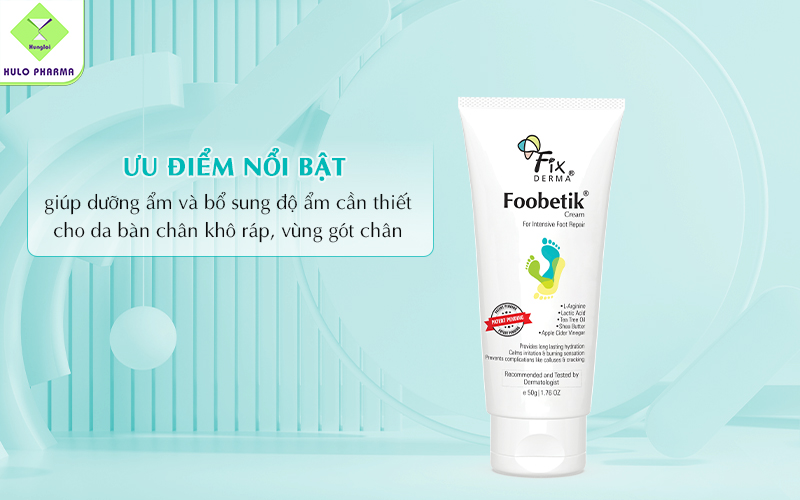 Công dụng của Fixderma Foobetik Cream 50g