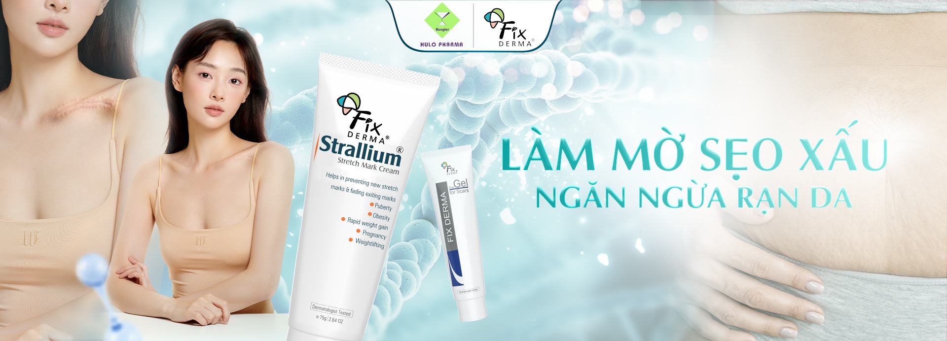 Trị sẹo xấu ngăn ngừa rạn da