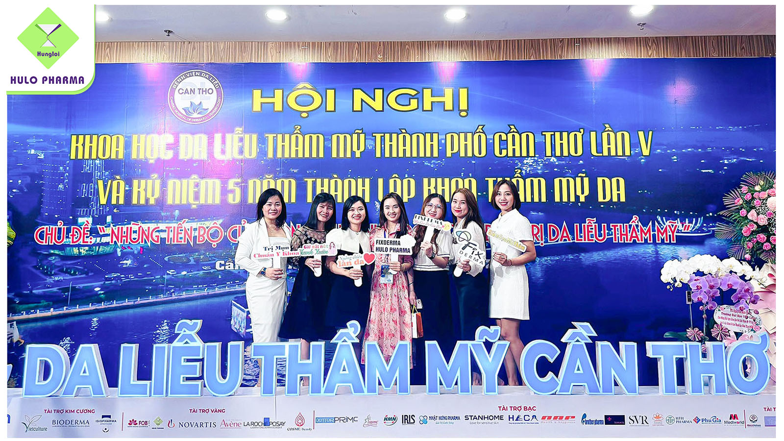 DƯỢC PHẨM HÙNG LỢI HÂN HẠNH ĐỒNG HÀNH CÙNG HỘI NGHỊ KHOA HỌC DA LIỄU THẨM MỸ THÀNH PHỐ CẦN THƠ LẦN V