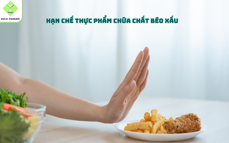 Hạn chế thực phẩm chứa chất béo xấu