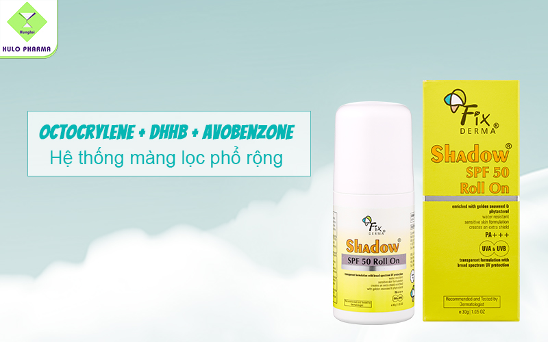 Hệ thống màng lọc phổ rộng bảo vệ da toàn diện trước tia UVA và UVB