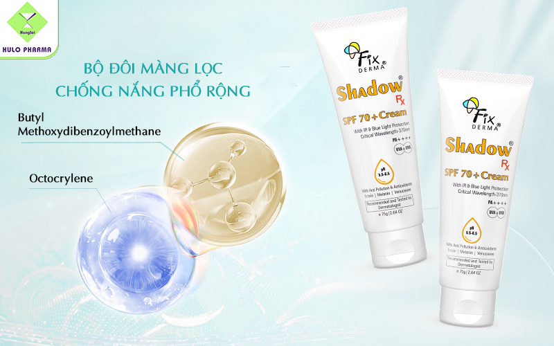 Octocrylene & Butyl Methoxydibenzoylmethane