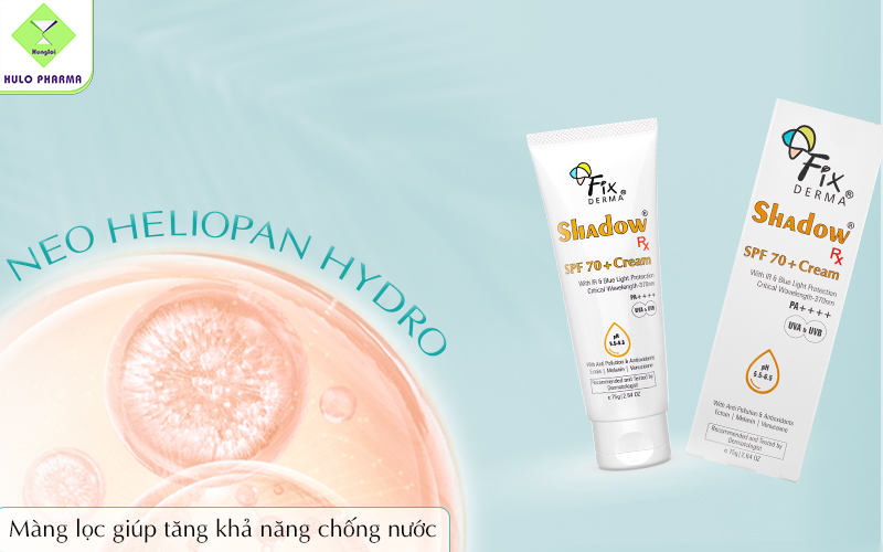 Neo Heliopan Hydro chuyên hấp thụ tia UVB