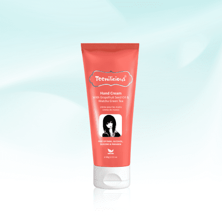 Kem Dưỡng Da Tay Chiết Xuất Bưởi Và Trà Xanh Teenilicious Hand Cream With Grapefruit Seed Oil & Matcha Green Tea 60g