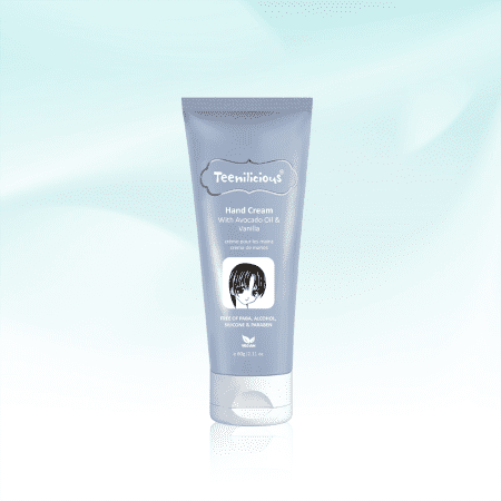 Kem Dưỡng Da Tay Chiết Xuất Bơ Và Vani Teenilicious Hand Cream With Avocado Oil & Vanilla 60g
