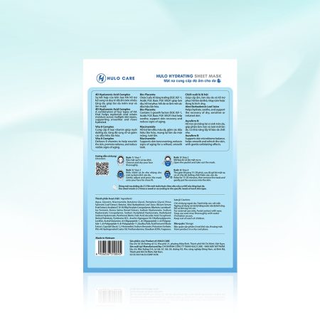 Mặt nạ Hulo Hydrating Sheet Mask cung cấp độ ẩm cho da