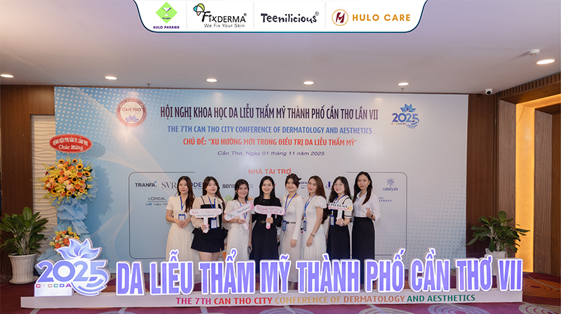 FIXDERMA x TEENILICIOUS x HULO CARE ĐỒNG HÀNH CÙNG HỘI NGHỊ KHOA HỌC DA LIỄU THẨM MỸ TP. CẦN THƠ LẦN VII