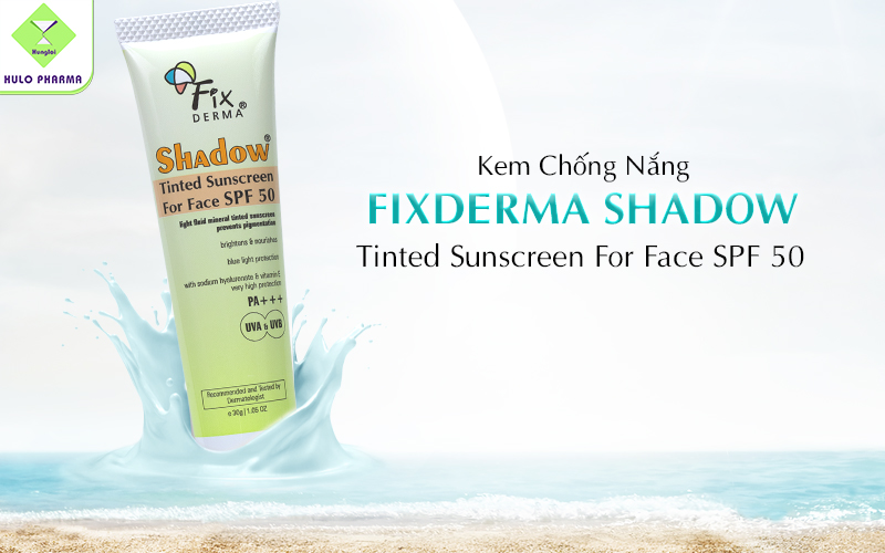 Kem chống nắng có màu Fixderma Shadow Tinted Sunscreen For Face SPF 50