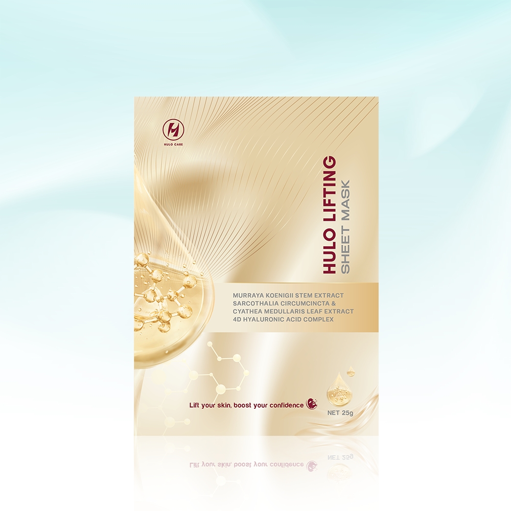 Mặt nạ Hulo Lifting Sheet Mask cải thiện vẻ mịn màng của bề mặt da