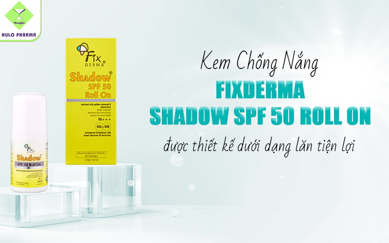 Kem chống nắng dạng lăn Fixderma Shadow SPF 50 Roll On