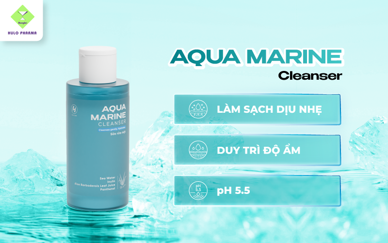 Aqua Marine Cleanser – Giải pháp làm sạch dịu nhẹ, cân bằng ẩm tối ưu