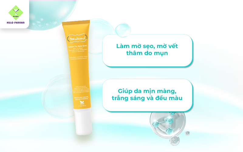 Công dụng nổi bật của kem hỗ trợ mờ thâm sau mụn