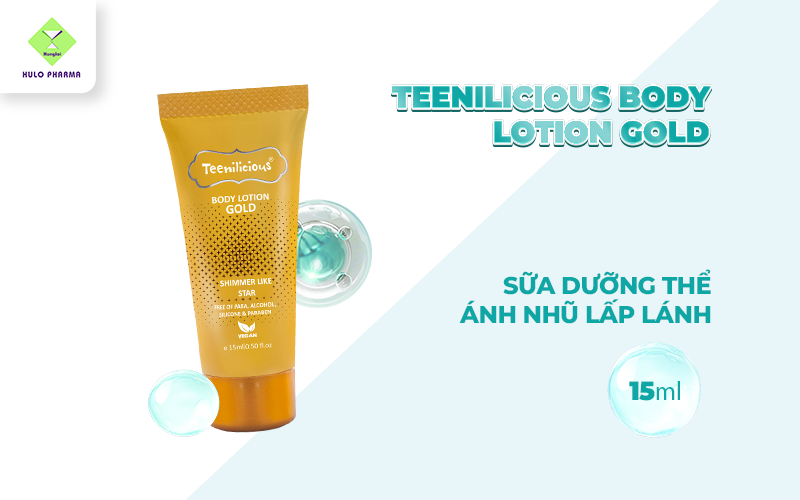 Teenilicious Body Lotion Gold 15ml