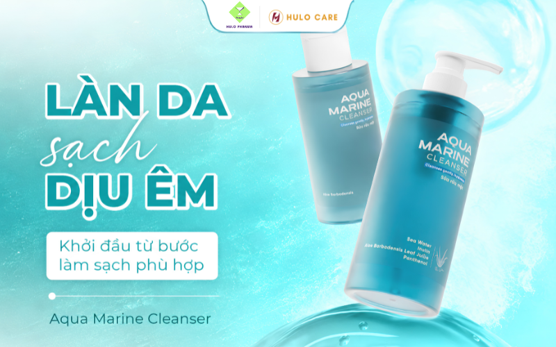 Aqua Marine Cleanser - làm sạch nhẹ da vẫn dễ chịu