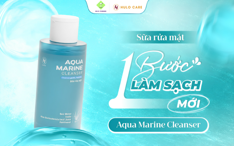 Aqua Marine Cleanser – sữa rửa mặt làm sạch dịu nhẹ, hỗ trợ duy trì độ ẩm cho da.