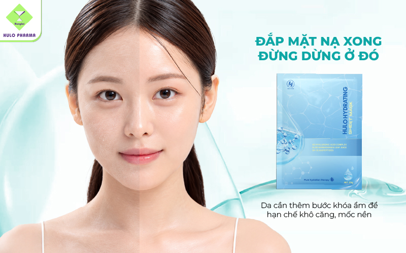 Đắp mặt nạ giúp cấp ẩm nhanh cho da, nhưng cần thêm bước khóa ẩm để duy trì độ mềm mượt lâu hơn trong thời tiết hanh khô.