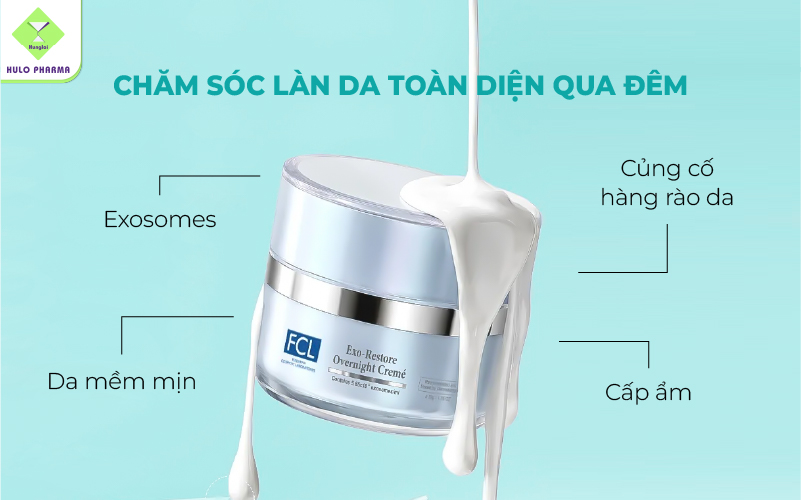Ưu điểm nổi bật của FCL Exo-Restore Overnight Crémé